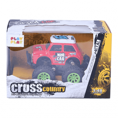 Best Educational Toys with Pull Back & Forward Cross Country Alloy Car Toy CJ0964479_Red