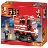 Sluban Affordable Educational Buiilding Block Fire Truck M38-B0276