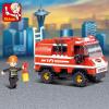Sluban Affordable Educational Buiilding Block Fire Truck M38-B0276