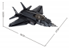 Best Building BLock Toys & Educational Toys with Sluban Lightning II Fighter Aircraft M38-B0510